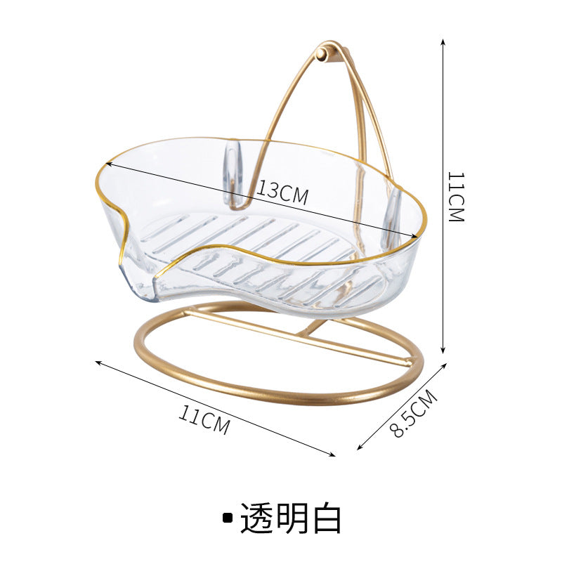 Luxury Swing Soap Holder with Drainage for Home Use