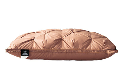 Feather Pillows with White Goose Neck Guards (Pair)