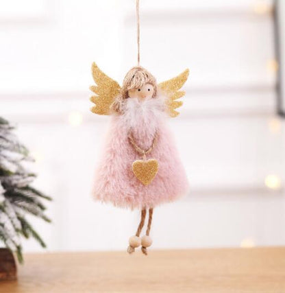 Christmas Plush Doll and Tree Ornament for Holiday Decor