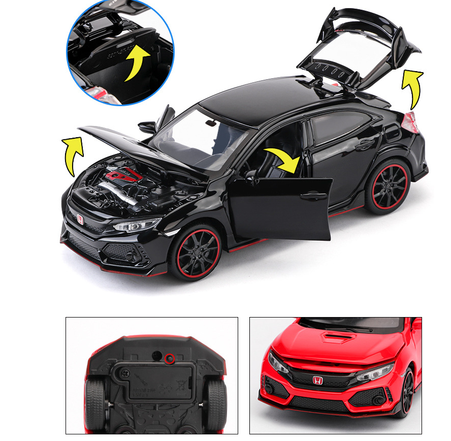1:32 Alloy Car Model - Realistic Sports Car Toy