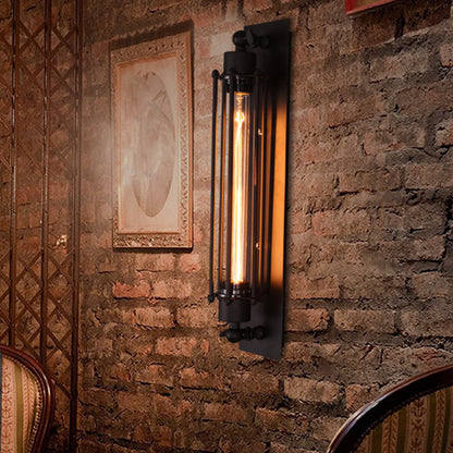 Vintage Industrial Edison Wall Lamp for Indoor Use