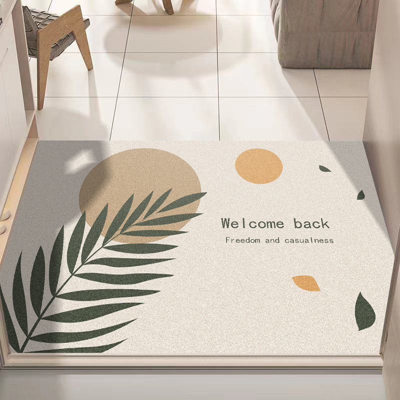Non-Slip Entrance Mat with Washable Absorbent Design
