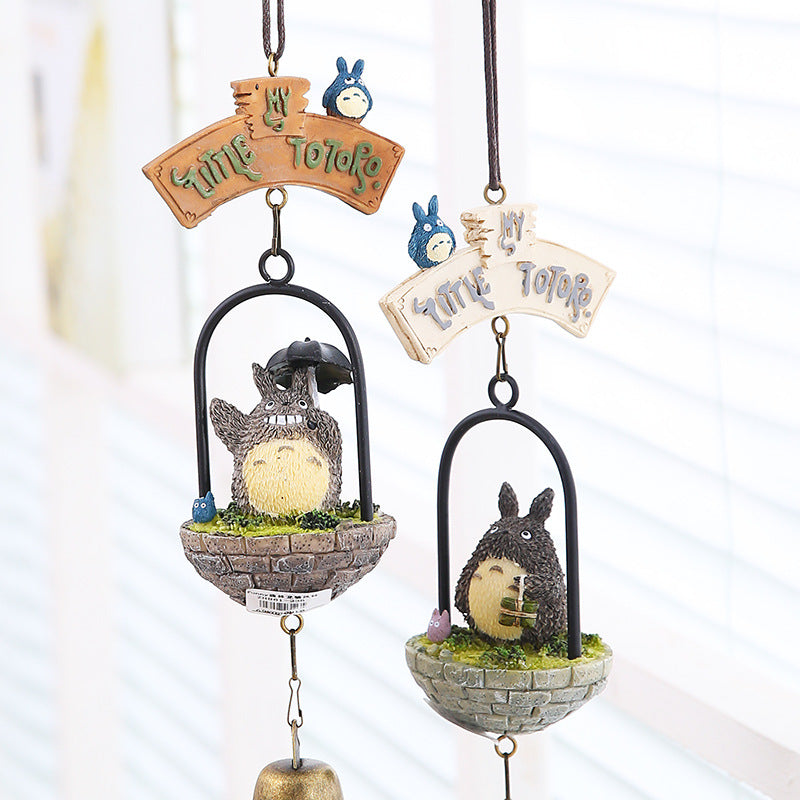 Totoro Wind Chime Pendant - Cute Decorative Item