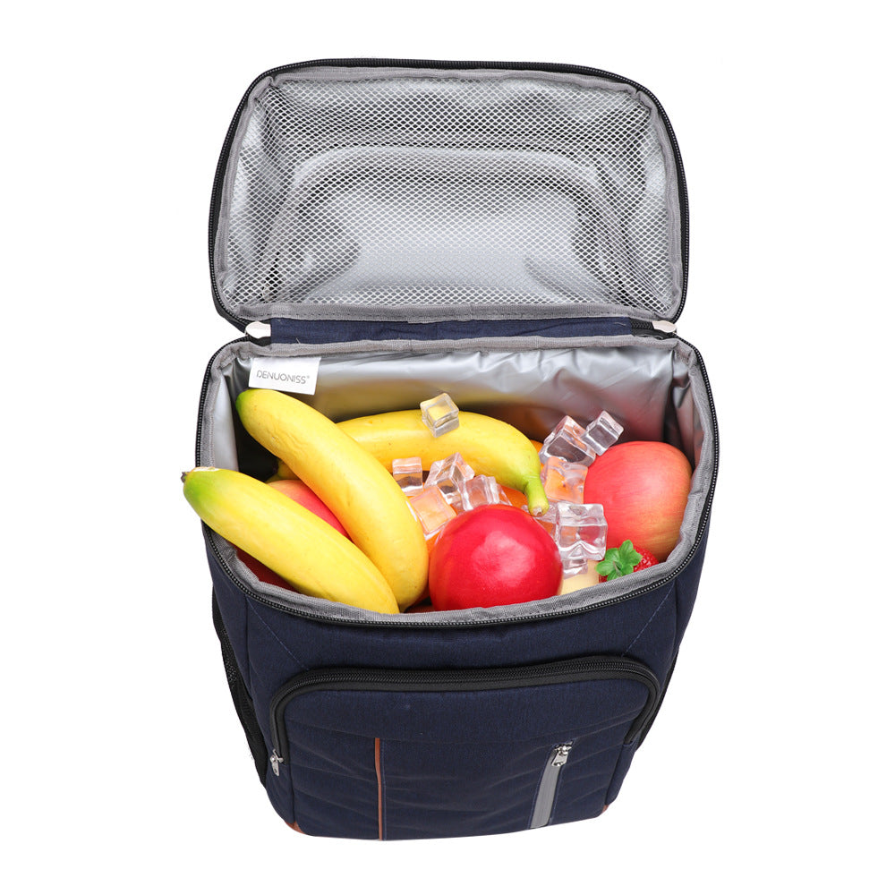 Large Capacity Insulated Backpack for Outdoor Picnics