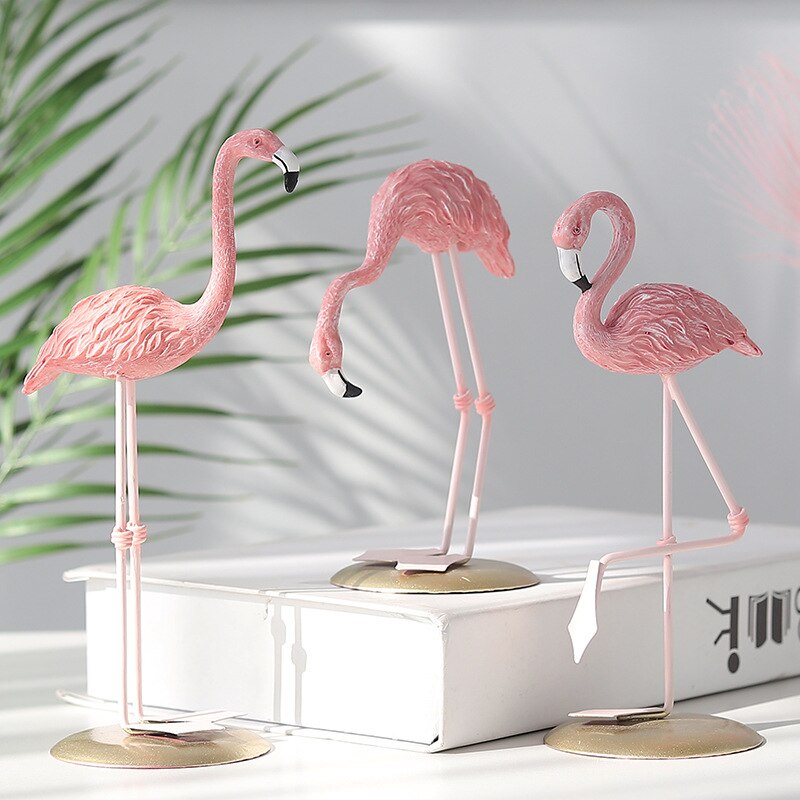 Flamingo Decorative Standing Art Statue Gift