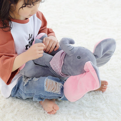 Elefante de peluche musical personalizable para niños