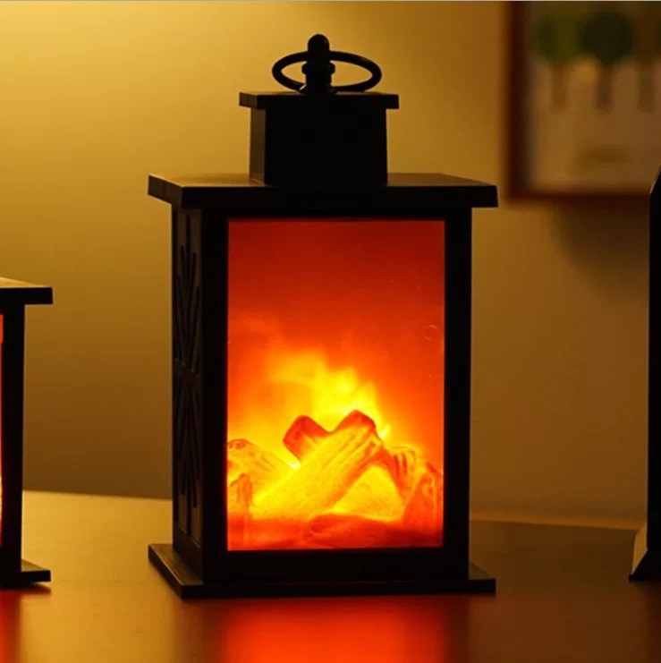 Nordic Style LED Flame Decorative Table Lamp