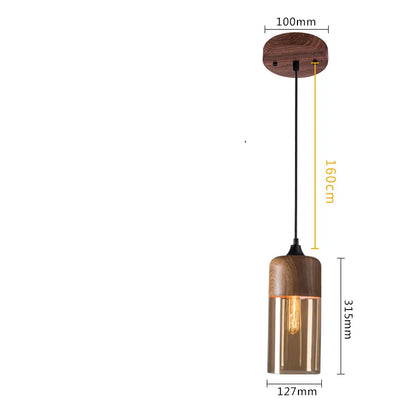 Three-Head Glass Bar Chandelier – Creative Pendant Light for Dining & Kitchen