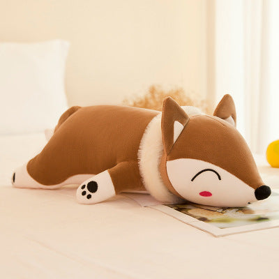 Peluche de zorro tumbado - Animal de peluche suave