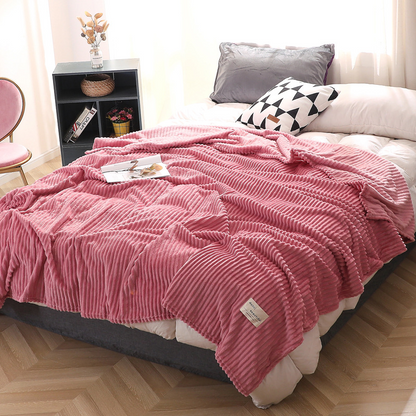 Double-Layer French Flannel Blanket – Magic Velvet Throw