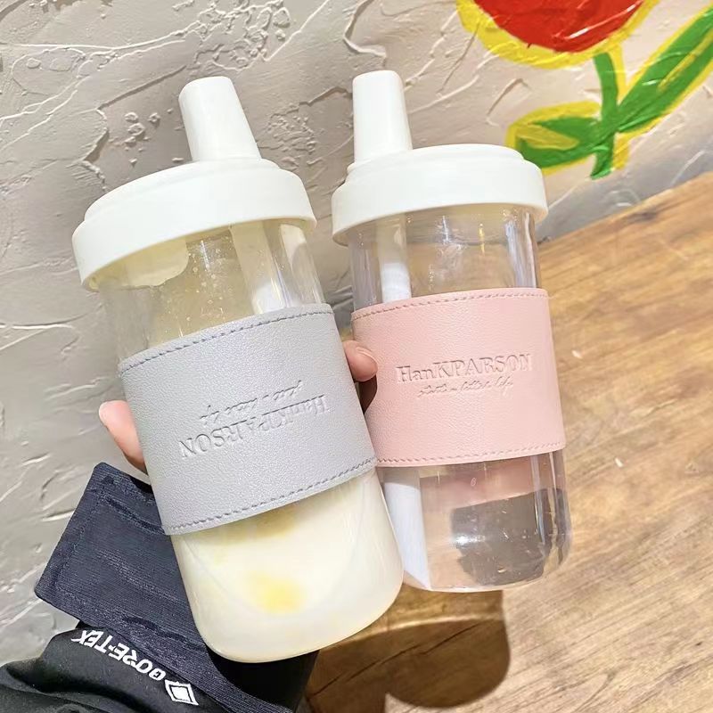Personalized English Insulated Plastic Cup for Bubble Tea