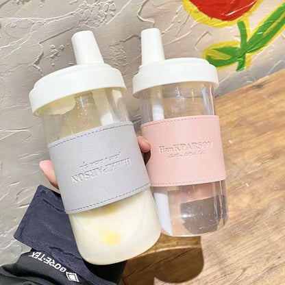Personalized English Insulated Plastic Cup for Bubble Tea