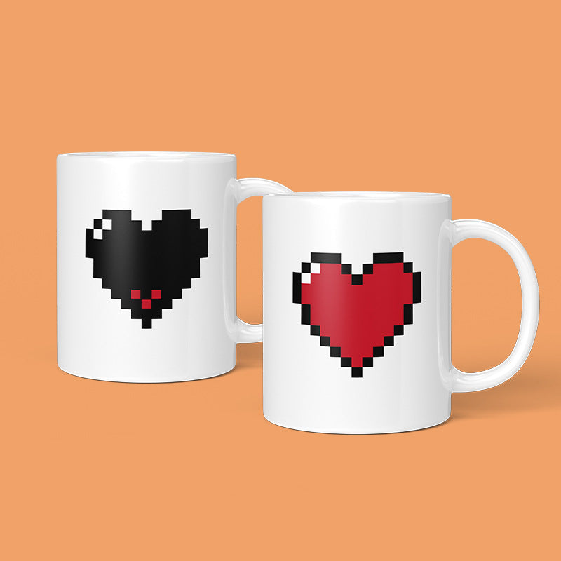 Large Ceramic Color-Changing Game Console Mug
