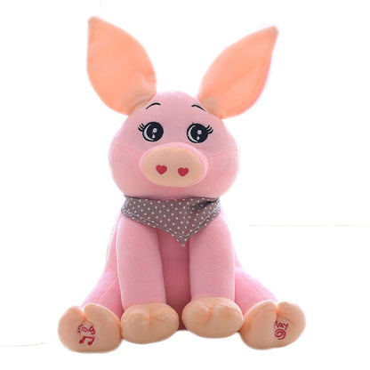 Elefante de peluche musical personalizable para niños