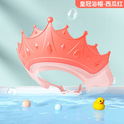 Adjustable Waterproof Silicone Kids Bath Cap with Ears