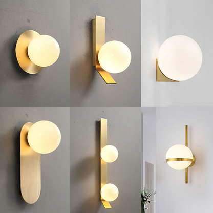 Arc Minimalist Wall Lamp – Rotating LED Sconce for Bedroom & Living Room