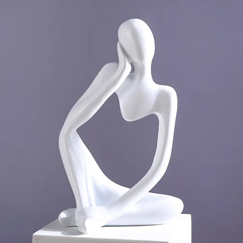 3pcs Handmade Abstract Villain Resin Decorative Statues