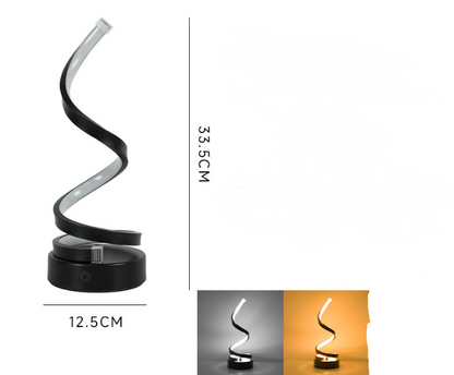 Modern LED Eye-Care Bedside Table Lamp – Dimmable with Remote Control