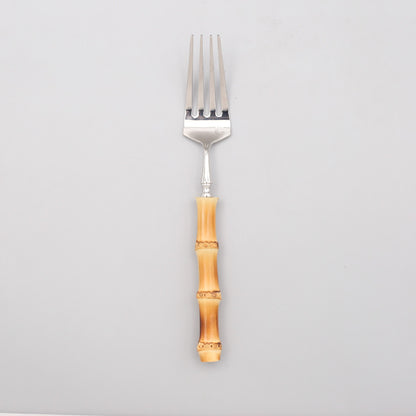 304 Stainless Steel Bamboo Style Cutlery Set (5 Pieces)