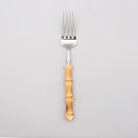 304 Stainless Steel Bamboo Style Cutlery Set (5 Pieces)