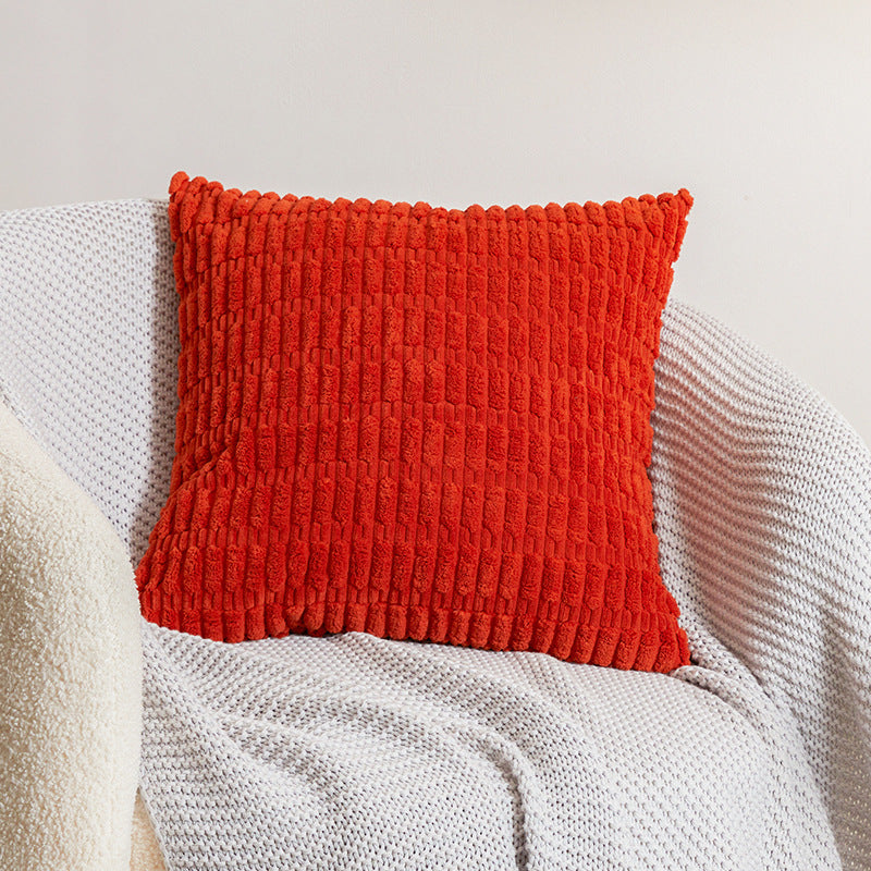Corduroy Home Sofa Decorative Pillow Cover (Without Filling)