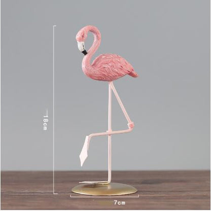 Flamingo Decorative Standing Art Statue Gift