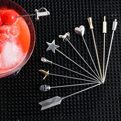 Stainless Steel Fruit Forks and Cocktail Picks Set