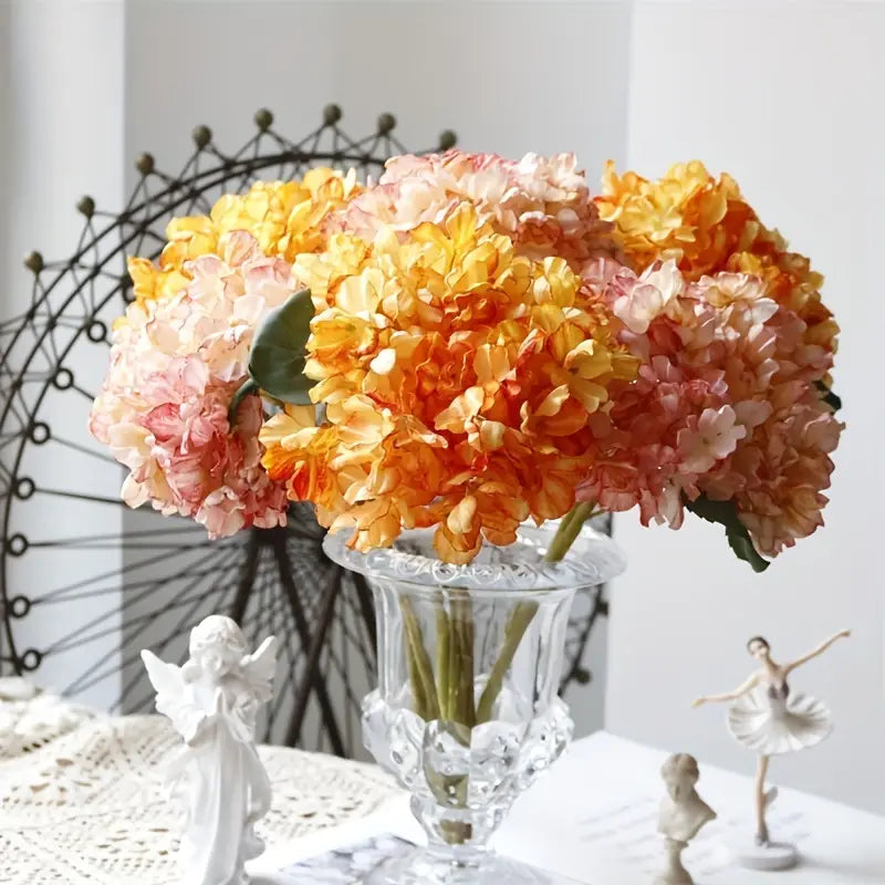 Artificial Hydrangea Faux Flower for Wedding Decor
