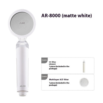 Filtered Supercharged Handheld Shower Head