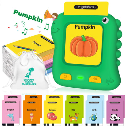 Toddler Boy Toys for 2 3 4 5 Year Old Richgv Pocket Speech Flash Cards Dinosaur Toys 2 Year Old Boy Birthday Gifts Preschool Speech Development Toys Autism Sensory Toys Travel Essentials