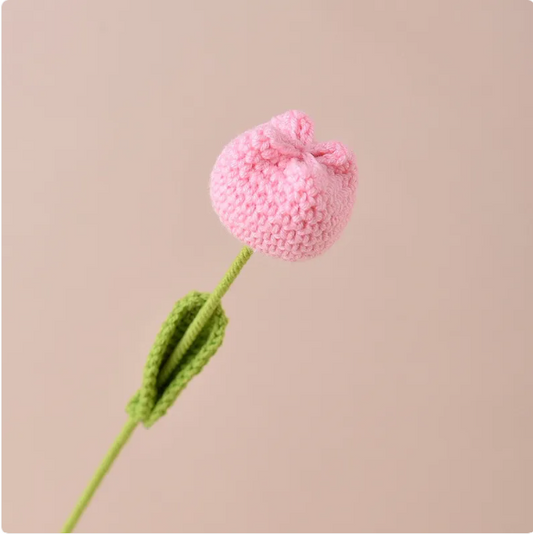 Handcrafted Crochet Tulip Decorative Flower