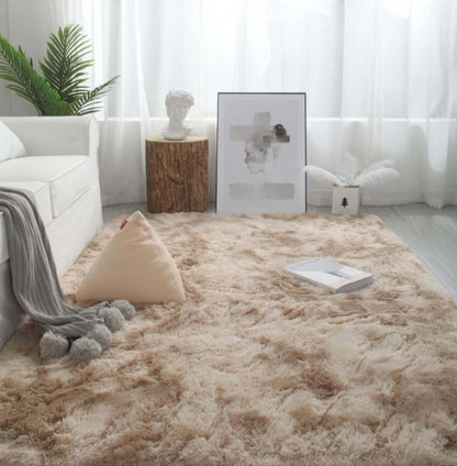 Tie-Dye Plush Carpet for Living Room and Bedroom