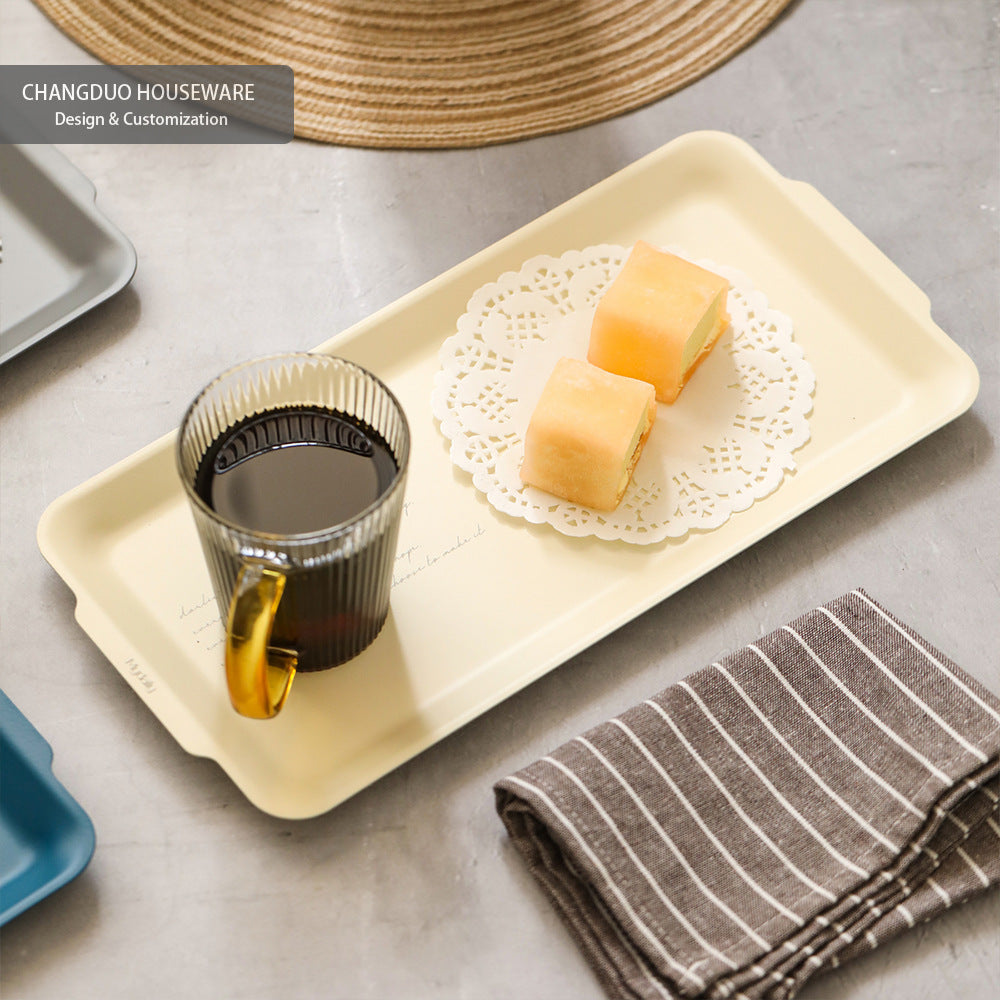 Nordic Stainless Steel Colorful Tray for Makeup Storage