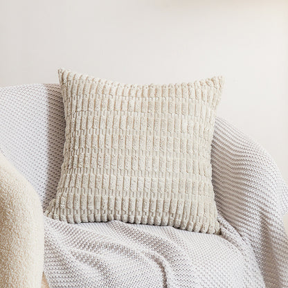 Corduroy Home Sofa Decorative Pillow Cover (Without Filling)