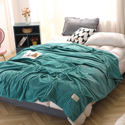 Double-Layer French Flannel Blanket – Magic Velvet Throw