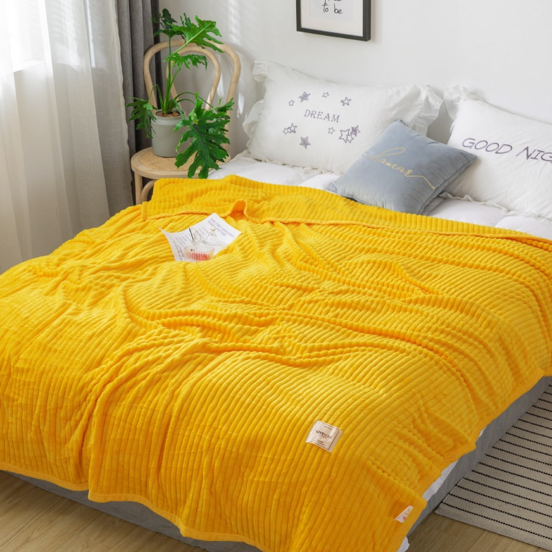 Double-Layer French Flannel Blanket – Magic Velvet Throw