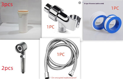 Snowflake Spray Water Filter Showerhead