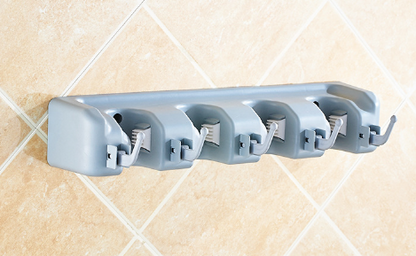 Wall-Mounted Multifunctional Mop and Broom Holder