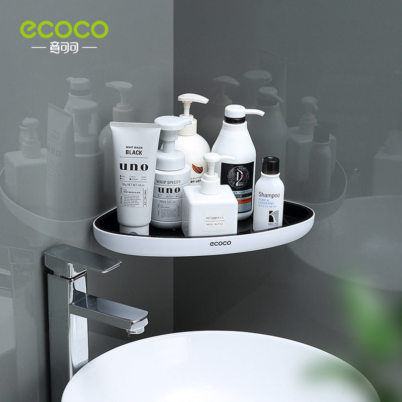 Wall-Mounted Bathroom Storage Rack for Easy Organization