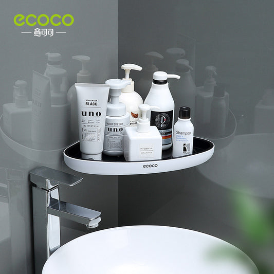 Wall-Mounted Bathroom Storage Rack for Easy Organization