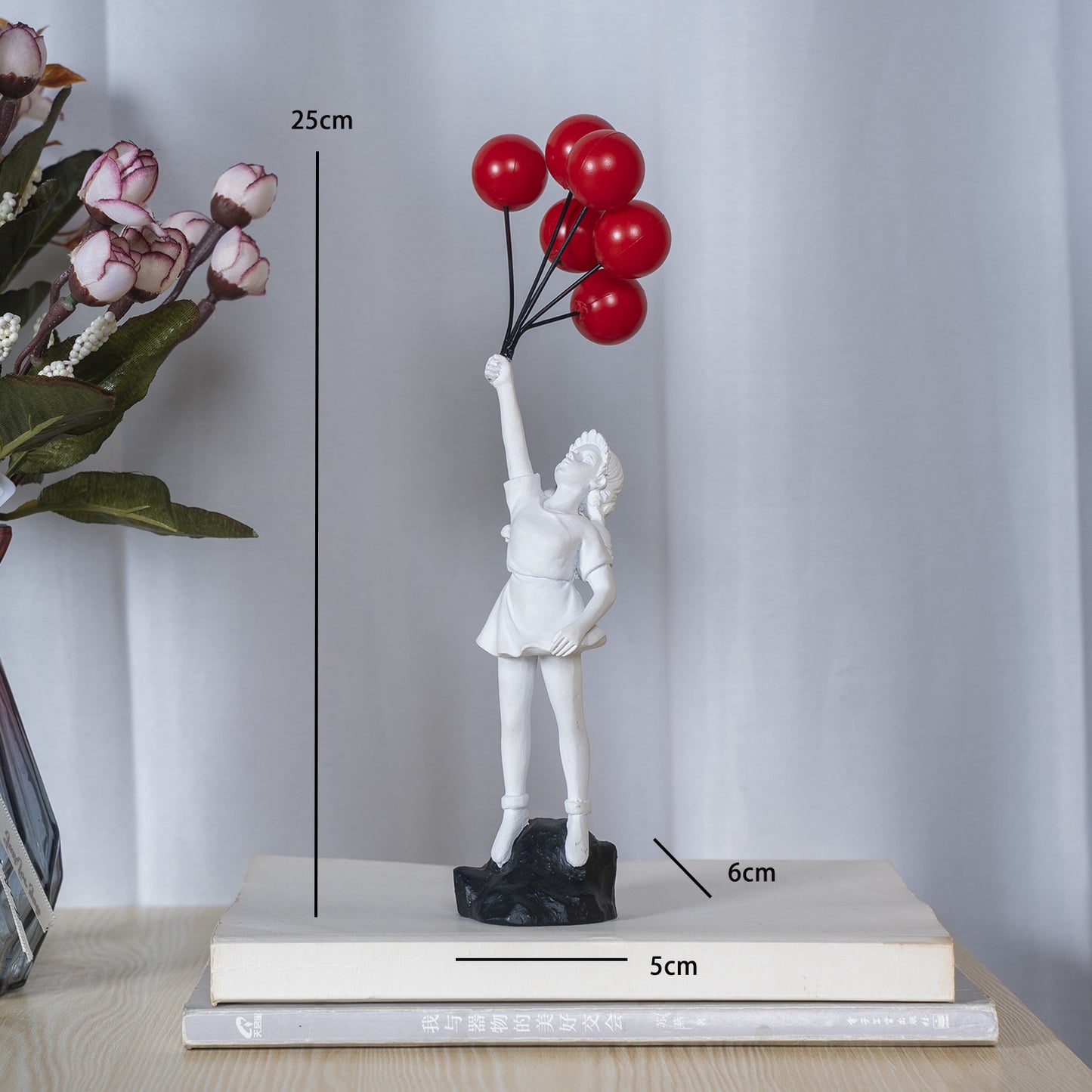 Banksy Balloon Girl Resin Decor for Home & Office