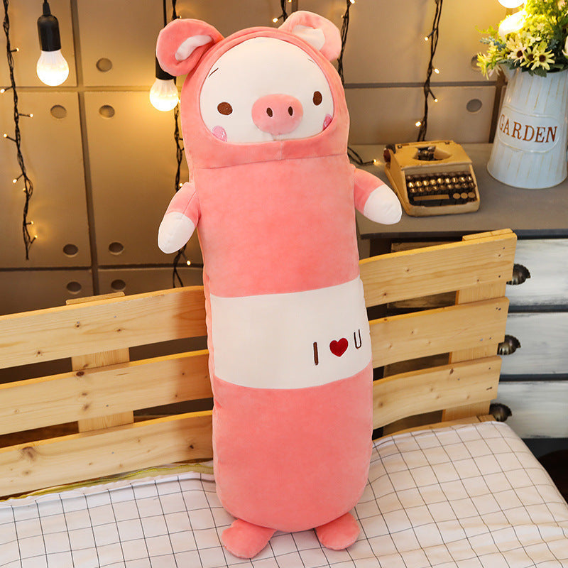 Lindas almohadas de peluche de animales de dibujos animados - Cerdo y pato suaves