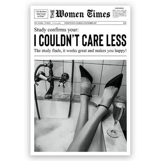 Newspaper Wall Art Trendy Preppy Cowgirl NewsPaper Vintage Wall Art Black and White Wall Art Canvas Prints Posters for Girl Home Dorm living Room Kitchen Bedroom Wall Decor16x24inch Unframed