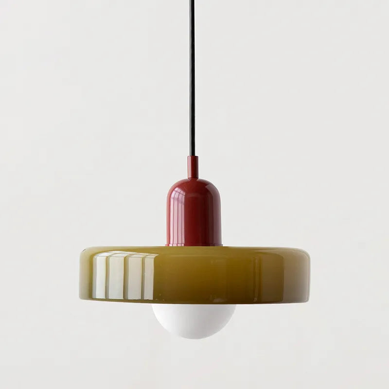 Memphis Modern Glass Chandelier