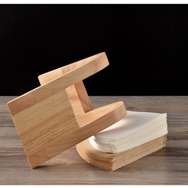 V-shaped Wooden Coffee Filter Stand for V60