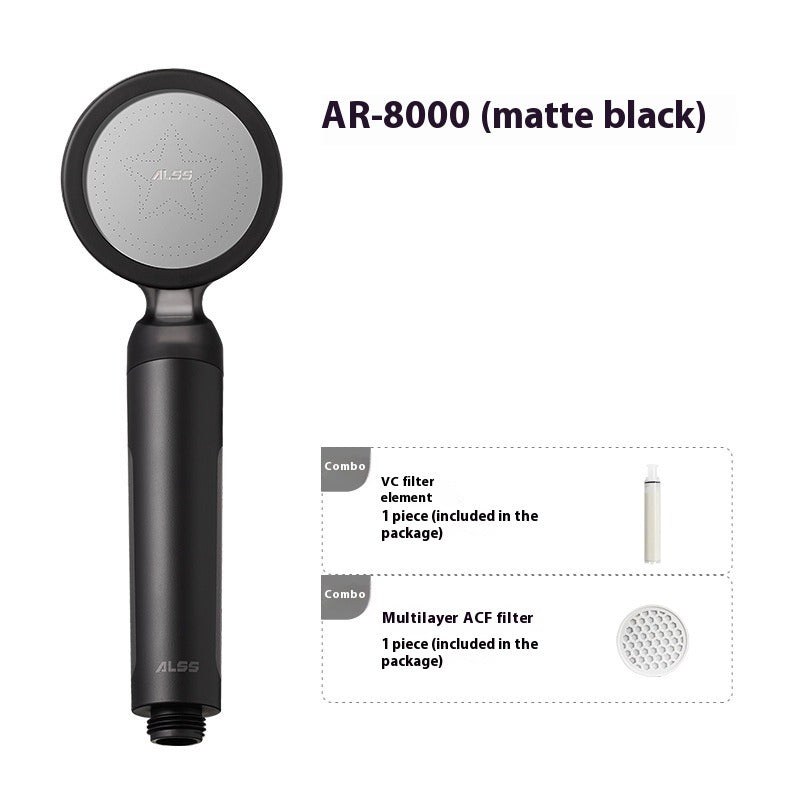 Filtered Supercharged Handheld Shower Head