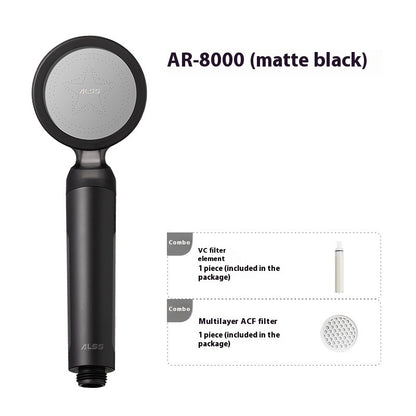 Filtered Supercharged Handheld Shower Head