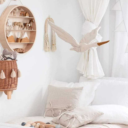 Nordic Cartoon Swan Plush Toy and Wall Decor Pillow