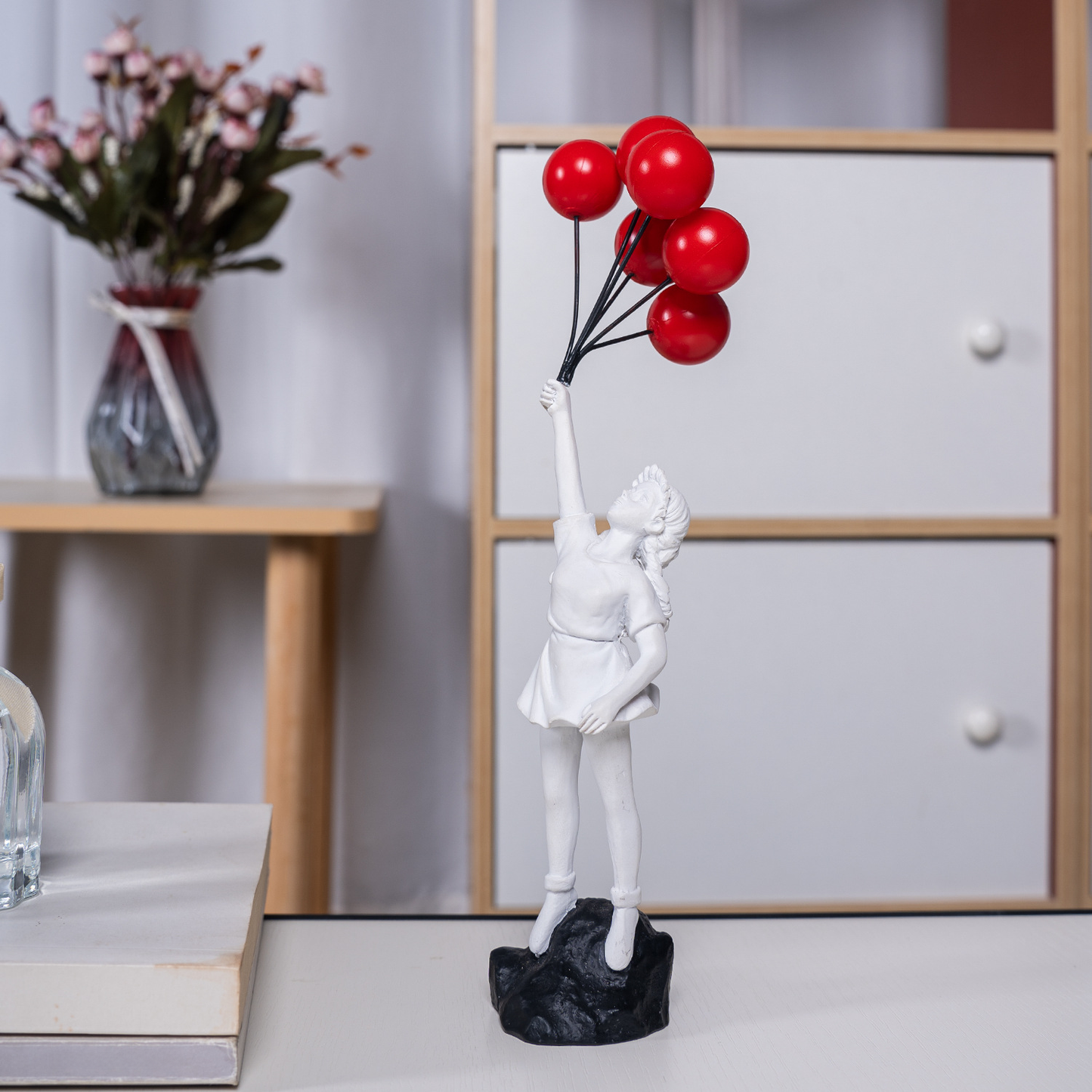 Banksy Balloon Girl Resin Decor for Home & Office