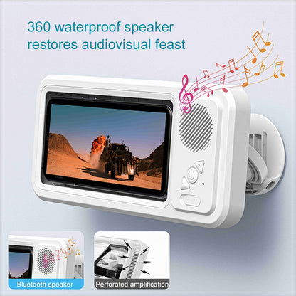 Bathroom Waterproof Phone Box with Bluetooth Speaker